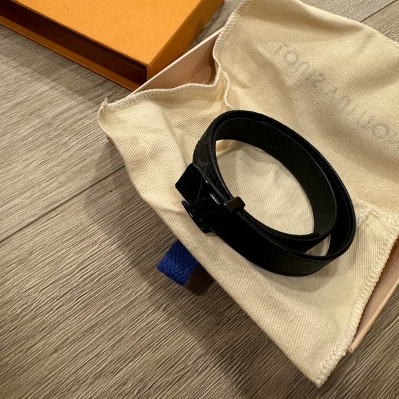 100% Authentic Louis Vuitton LV INITIALES 14MM REVERSIBLE BRACELET - Picture 5 of 6